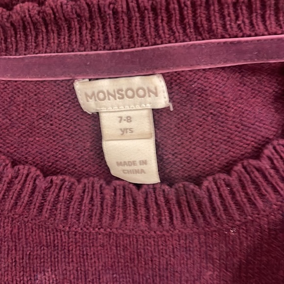 Monsoon winter dress size 8 purple colour woollen outfit. Good for winter. - Picture 5 of 6